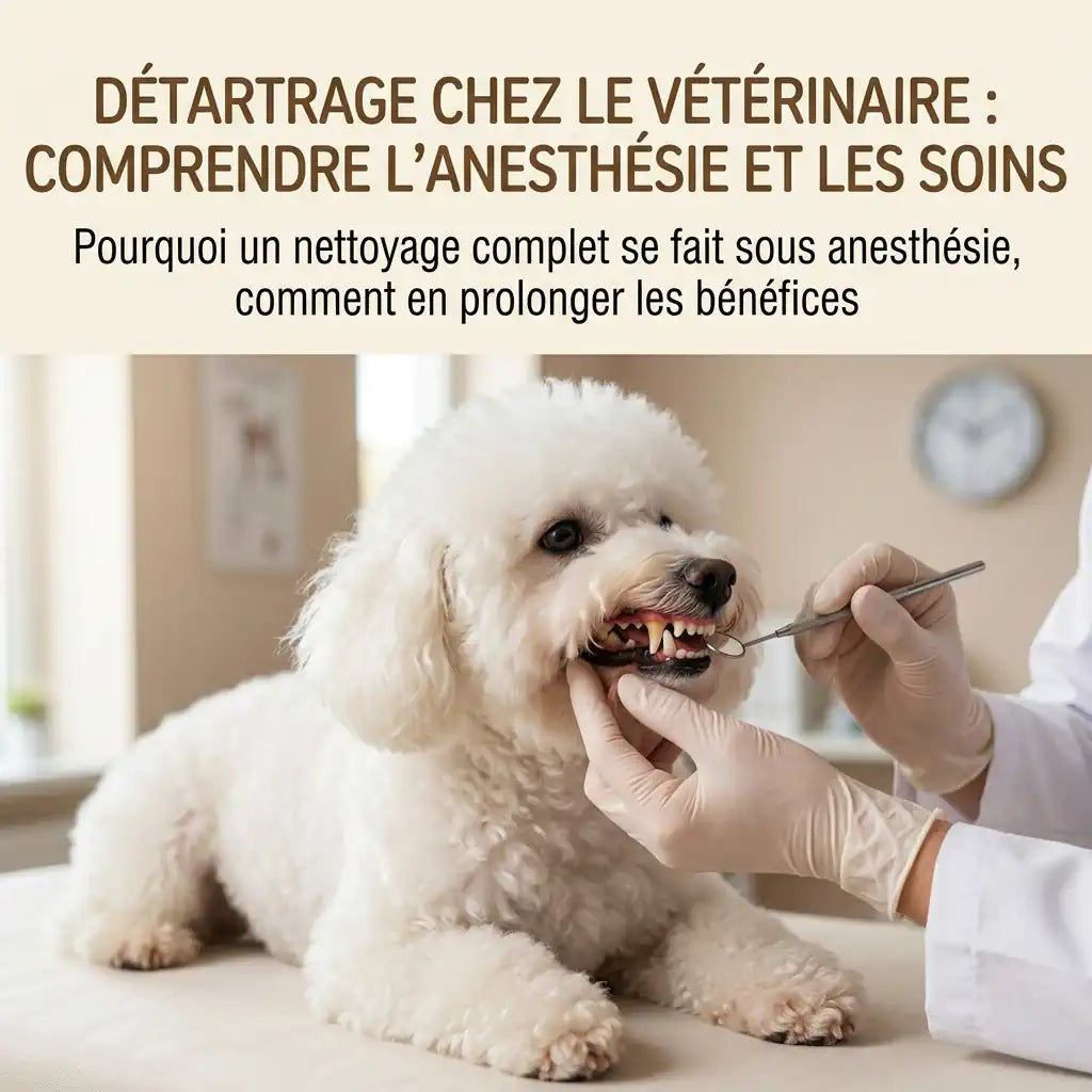Détartrage du chien chez le vétérinaire : comment ça se passe, et quand le prévoir ?