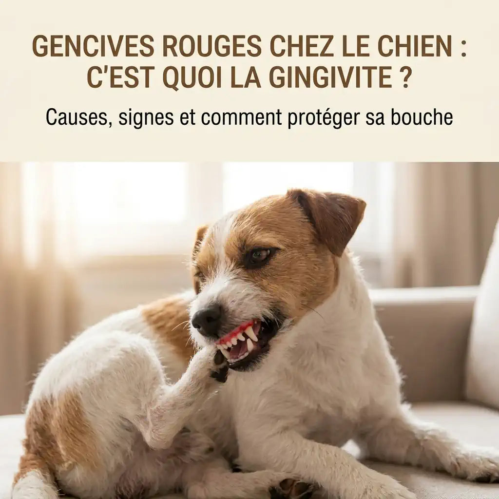 Gencives rouges chez le chien : gingivite, causes et que faire