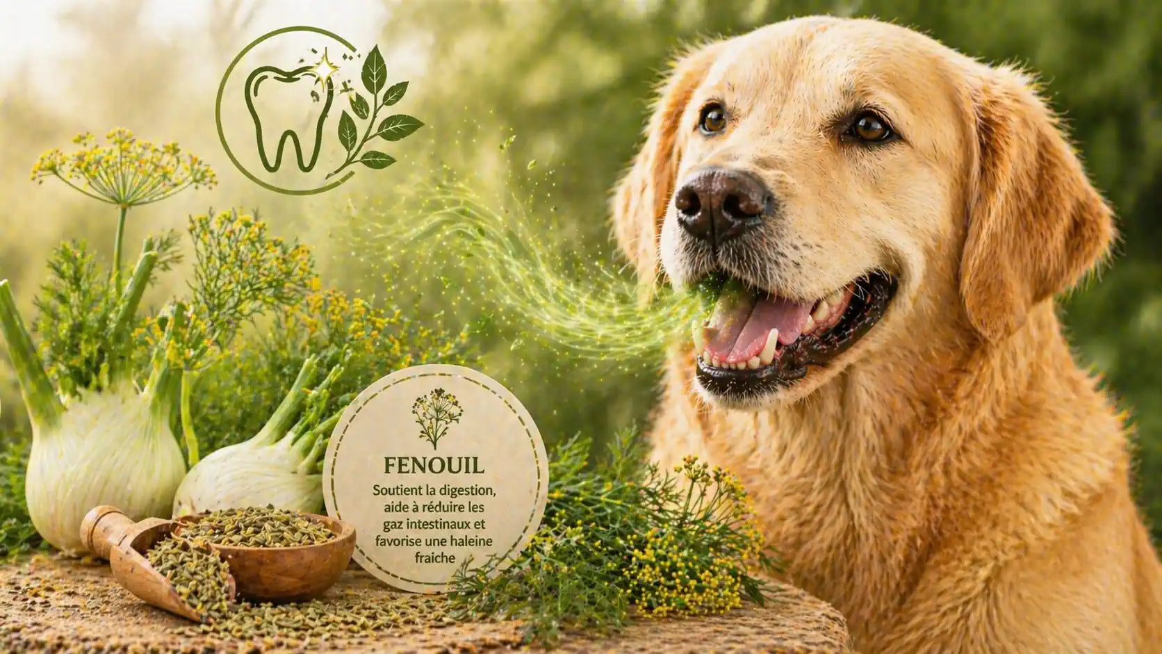 Le Fenouil pour chien : fini les gaz et les digestions difficiles Image
