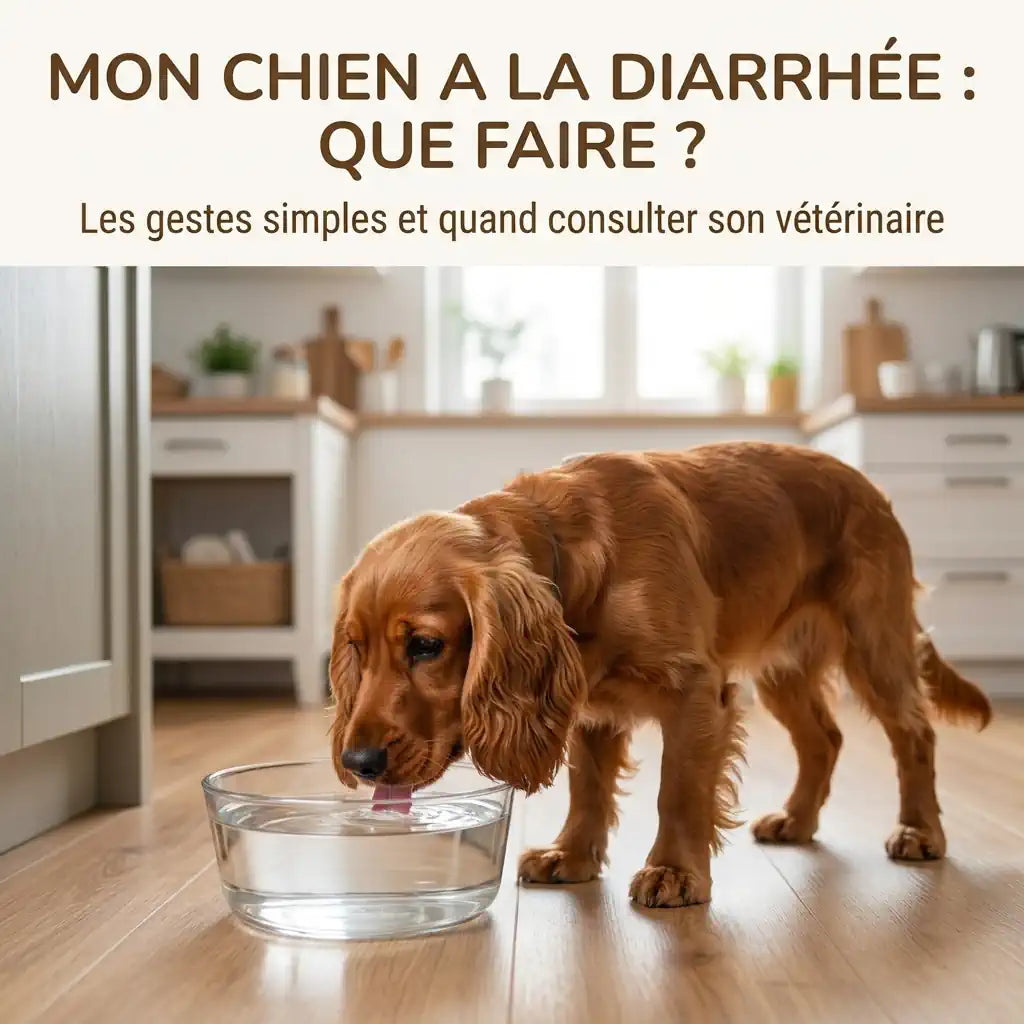 Diarrhée du chien : que faire les premières 48 heures, et quand consulter ?
