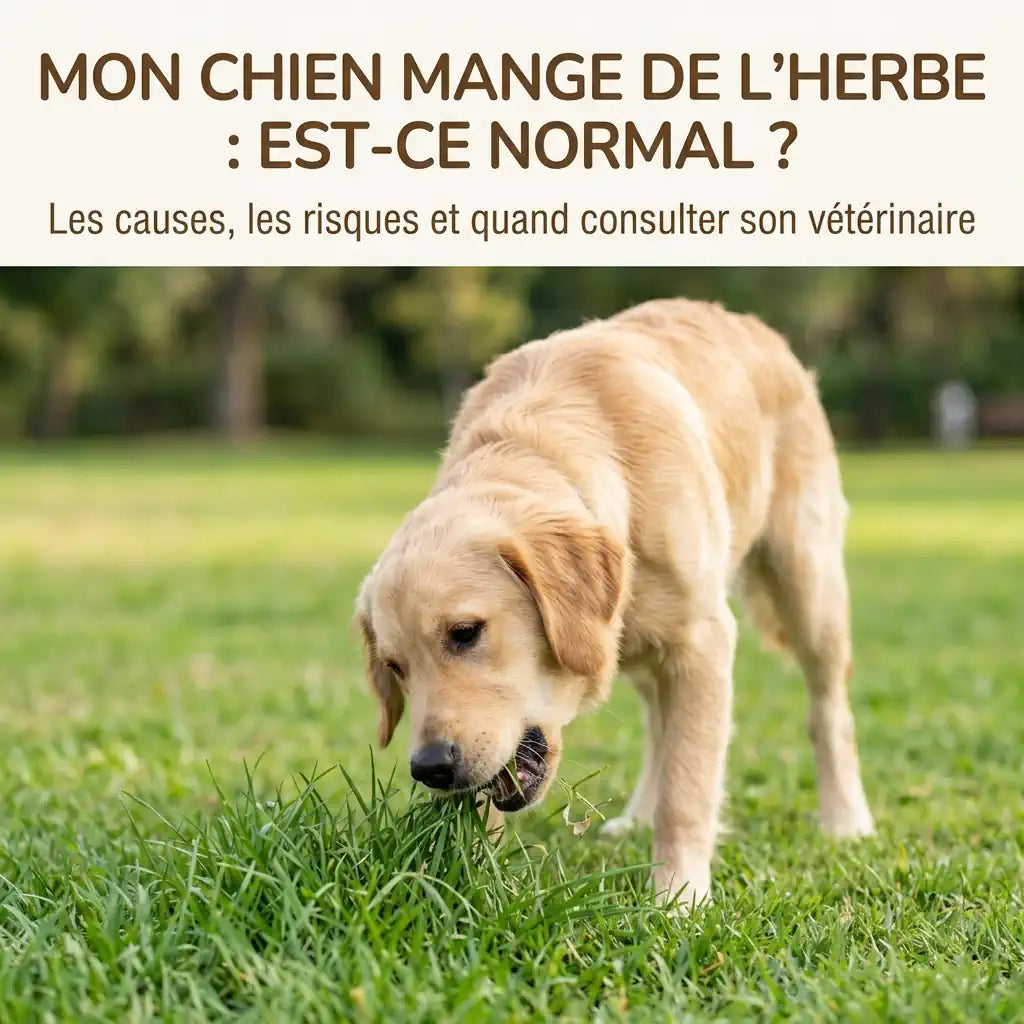 Chien qui mange de l'herbe : pourquoi, et faut-il s'inquiéter ?