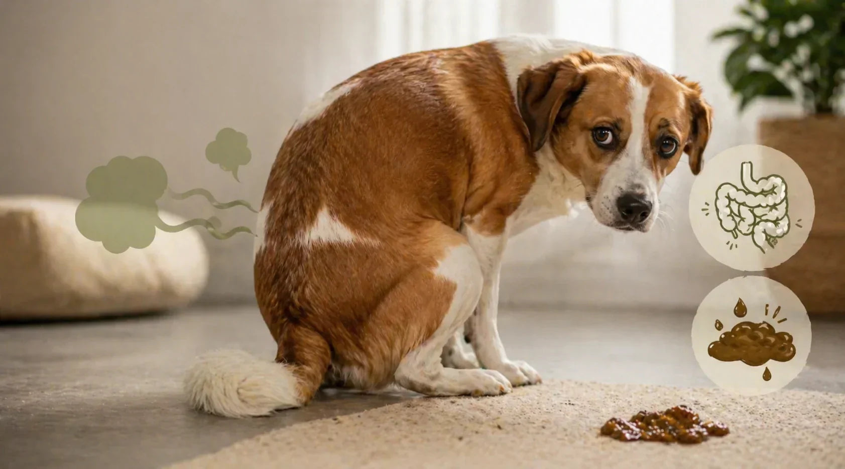 Selles molles et gaz chez le chien : les solutions naturelles pour un ventre apaisé Image