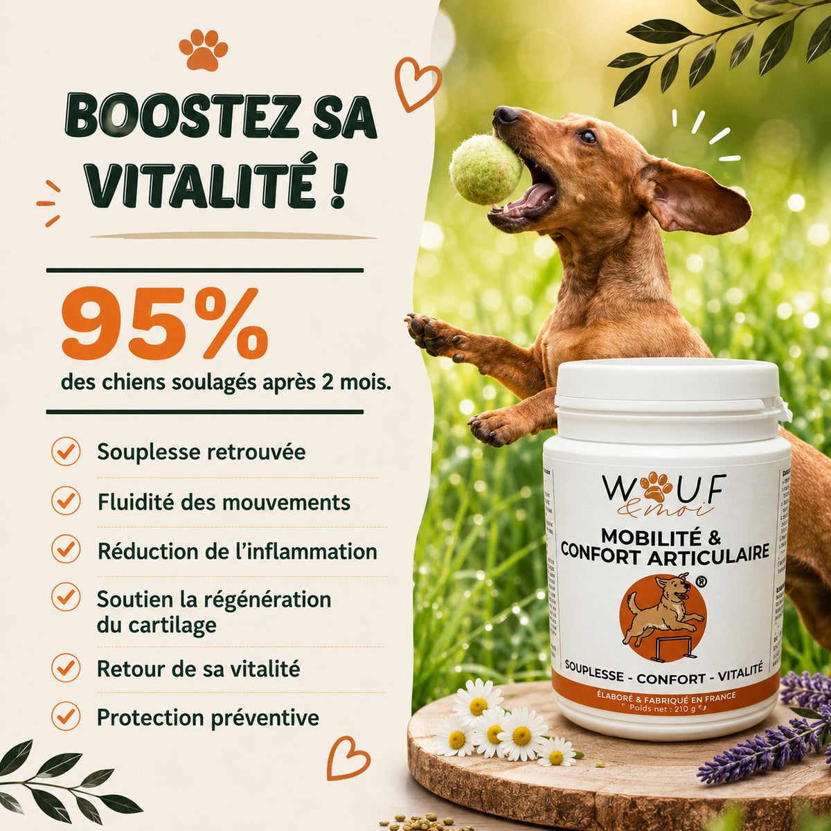 95% de satisfaction pour ce complement